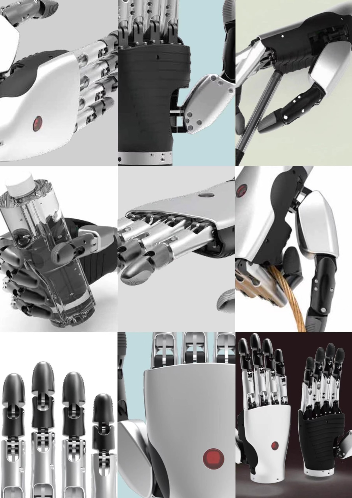 6DOF Biomimetic hand joint, five finger dexterous hand, bionic robot hand joint