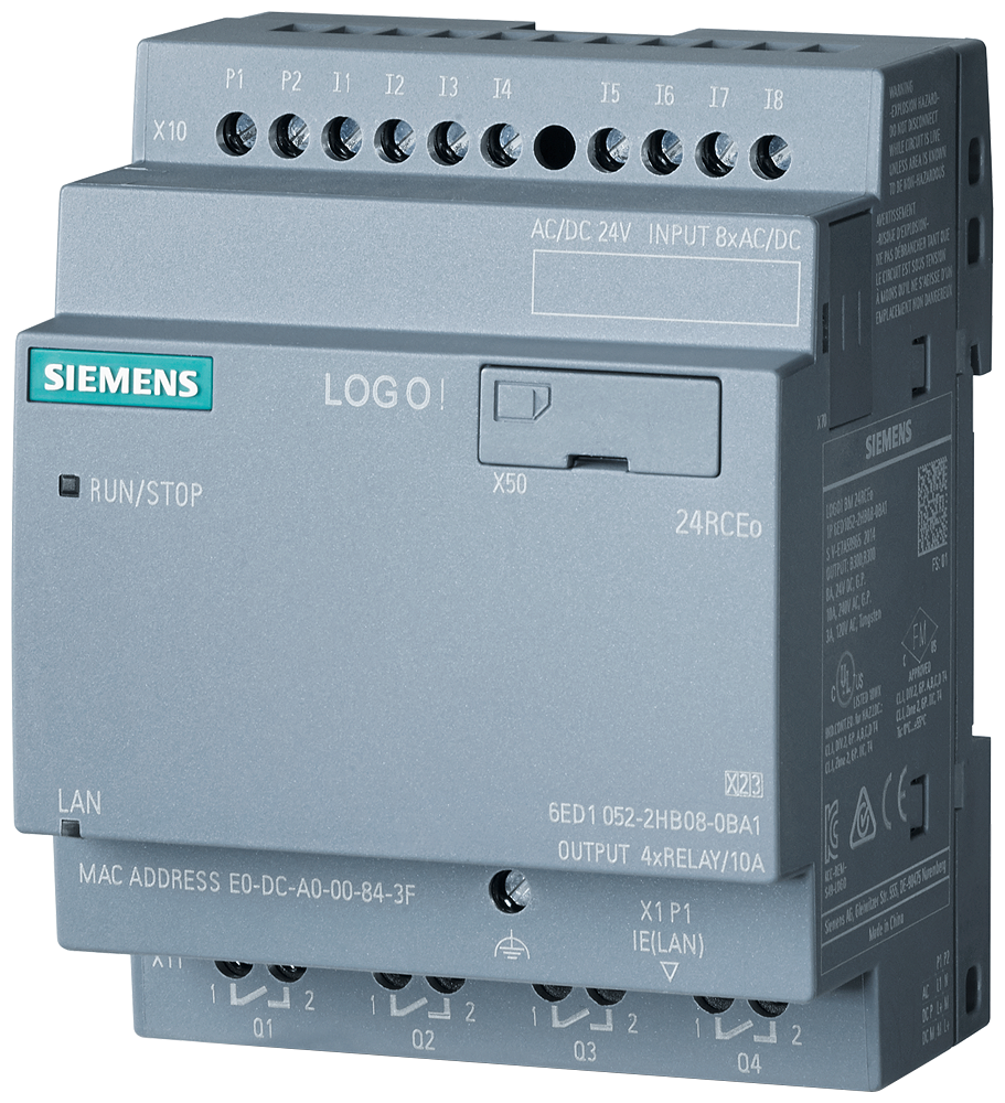Siemens LOGO! 8.4 24RCEO(AC) Host Logic Module PLC Programmable Controller 6ED1052-2HB08-0BA2