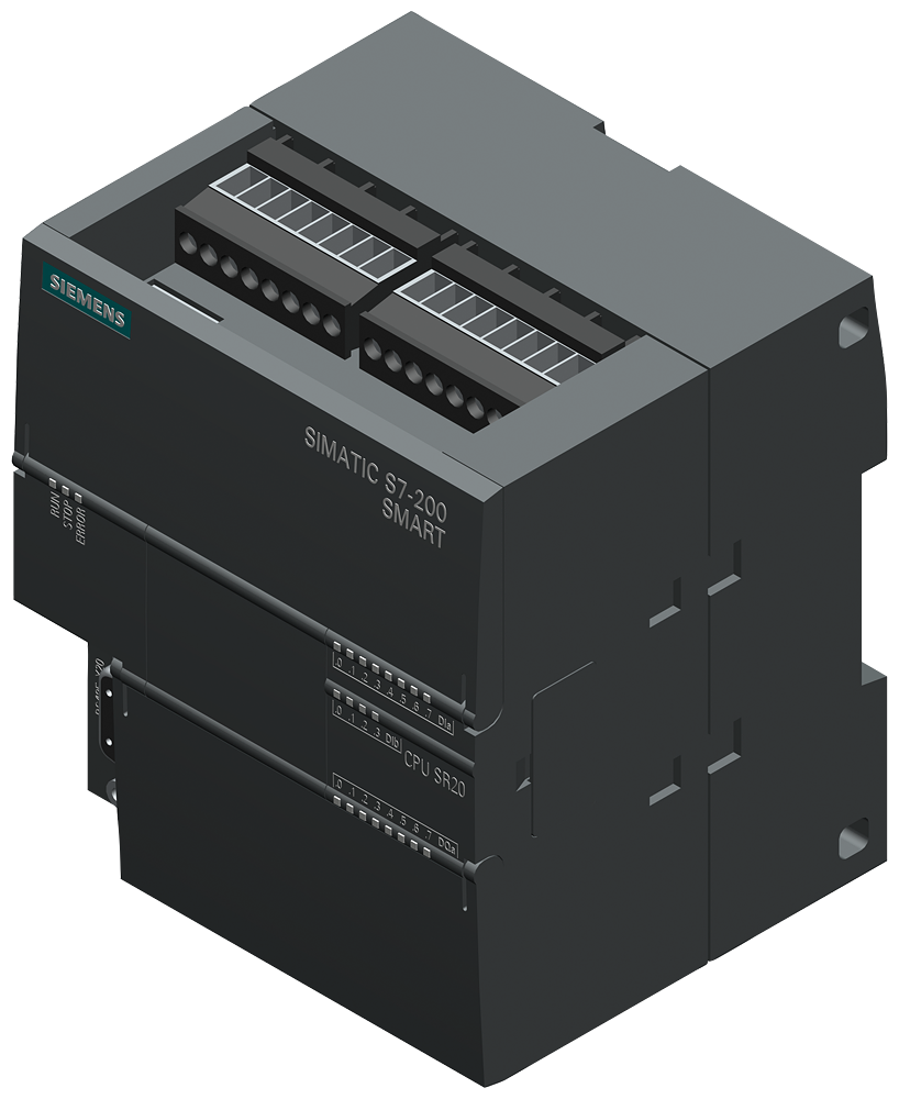 Siemens SIMATIC S7-200 SMART, CPU SR20, Standard CPU Module, Relay Output, 220V AC or 110 DC Power Supply, 12 Input/8 Output 6ES7288-1SR20-0AA1