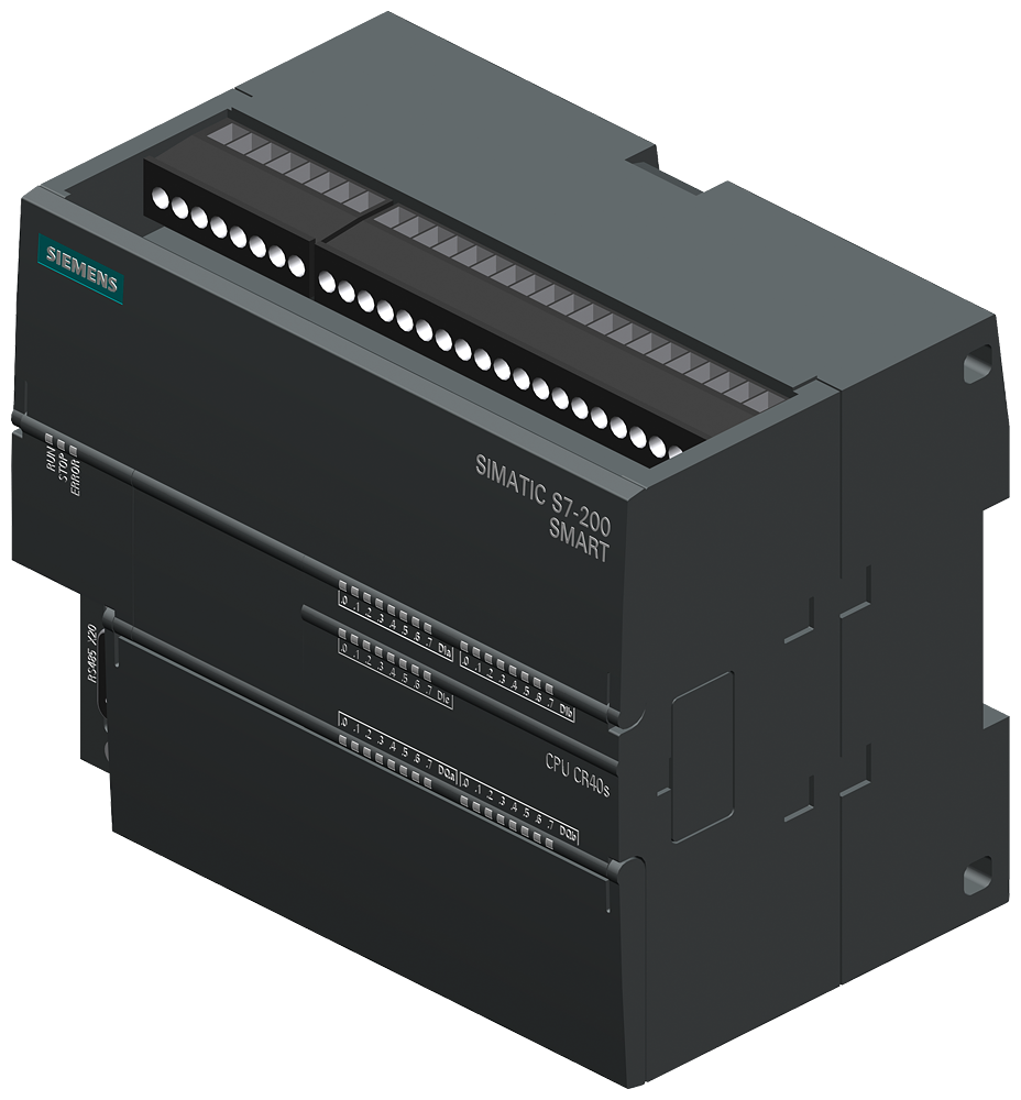Siemens SIMATIC PLC S7-200 SMART CPU CR40 AC/DC/RELAY 24DI/16DQ Controller Module 6ES7288-1CR40-0AA0